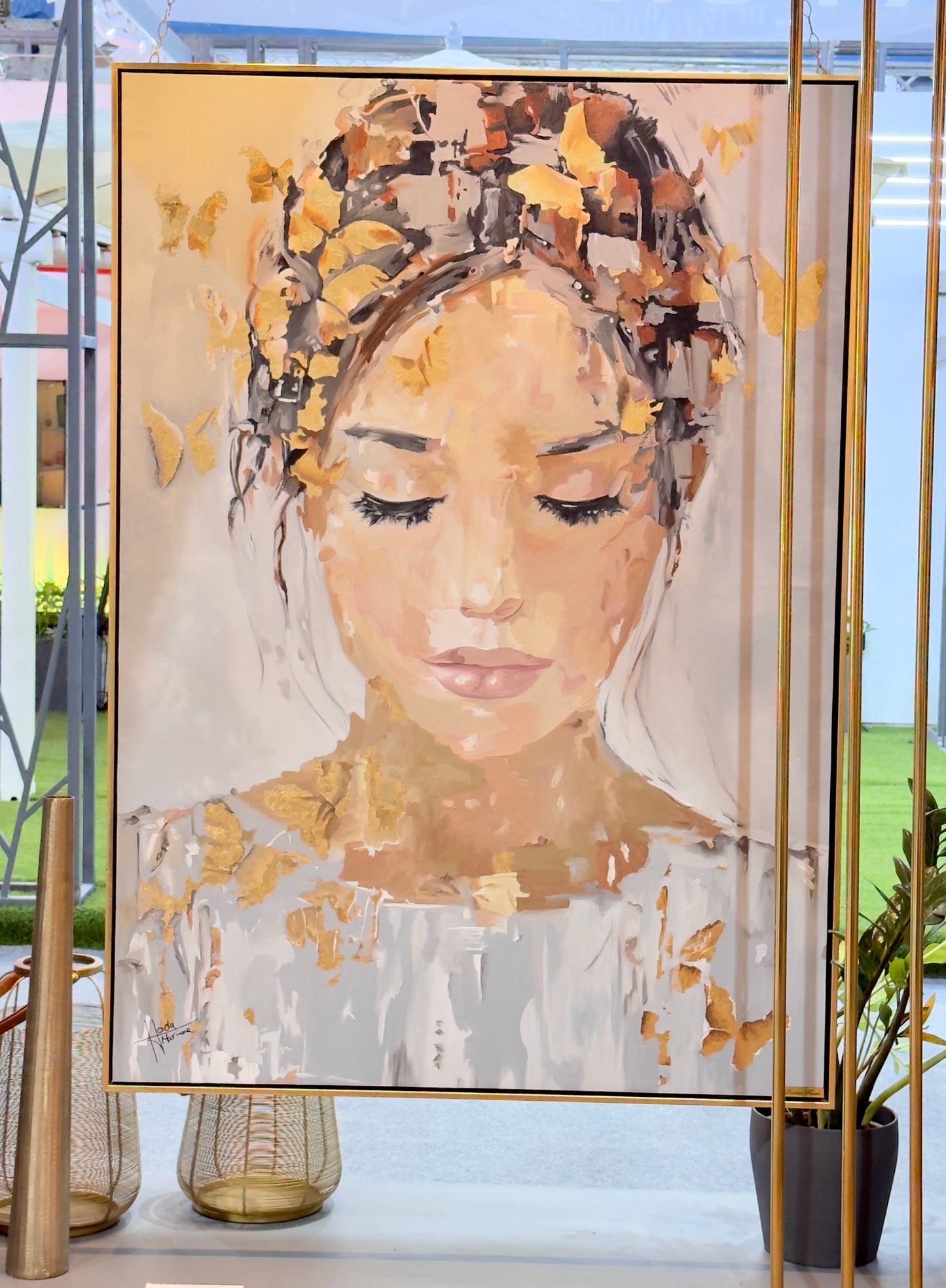 Butter fly girl