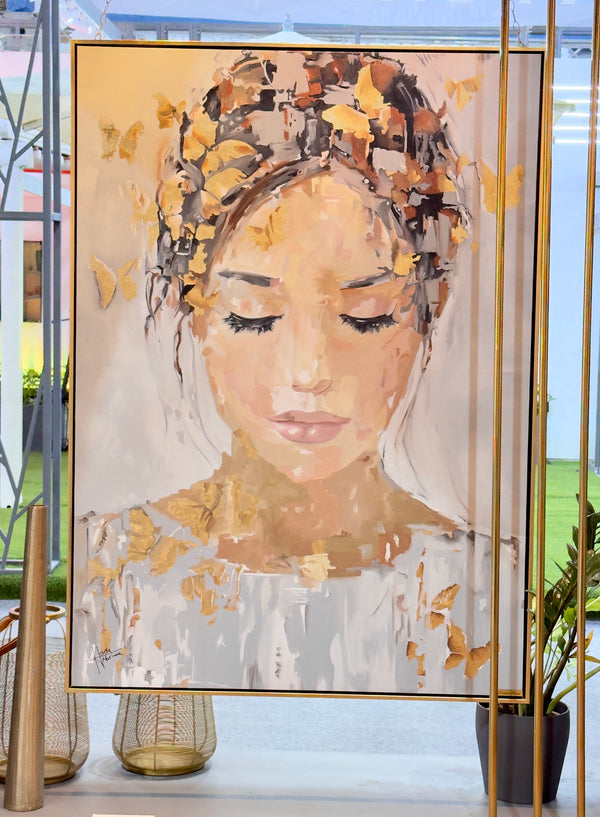 Butter fly girl