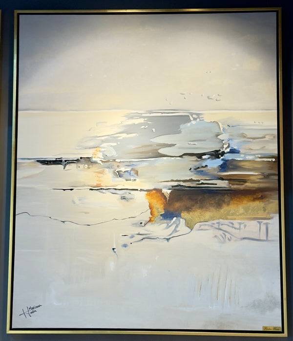Splashed land scape